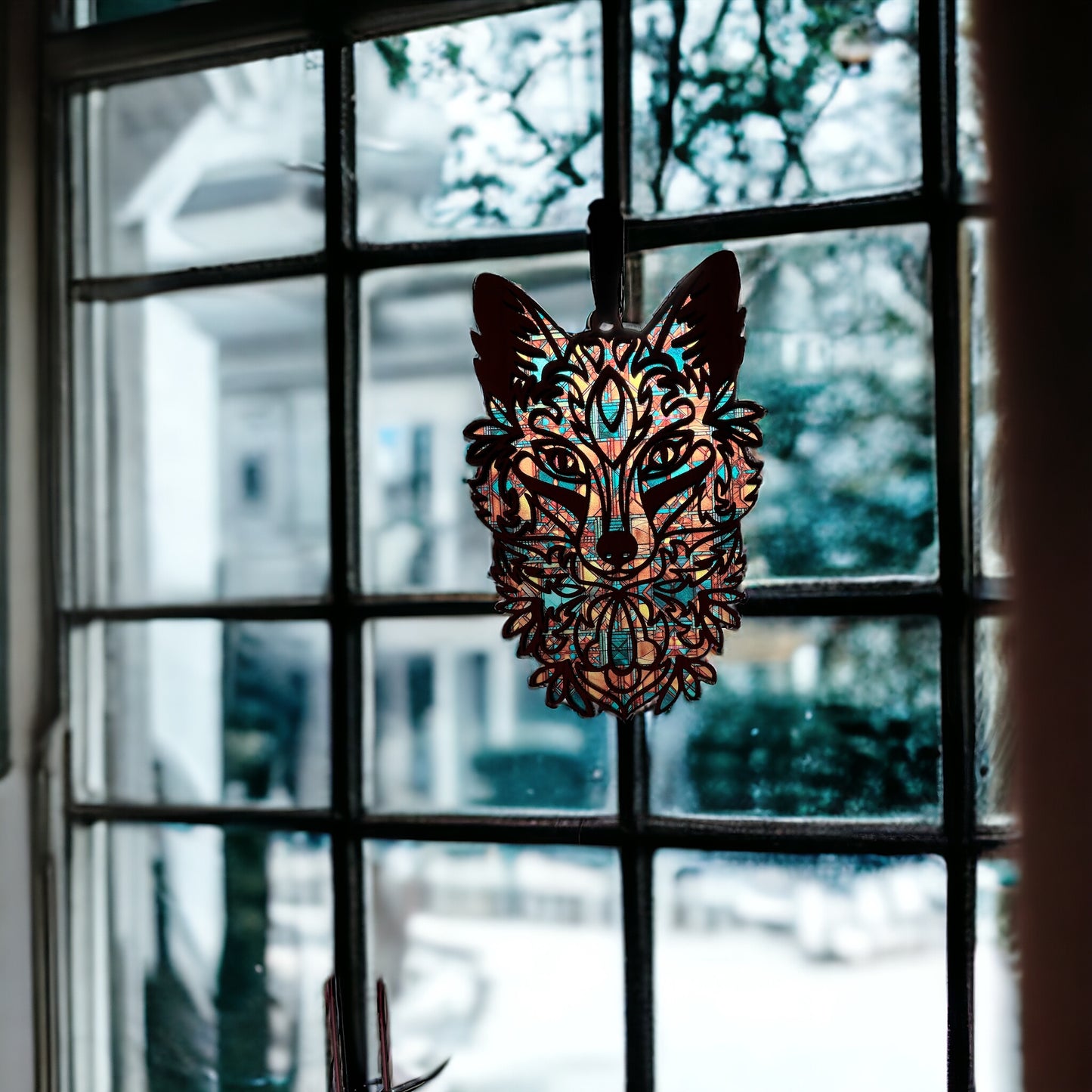 Wolf Suncatcher