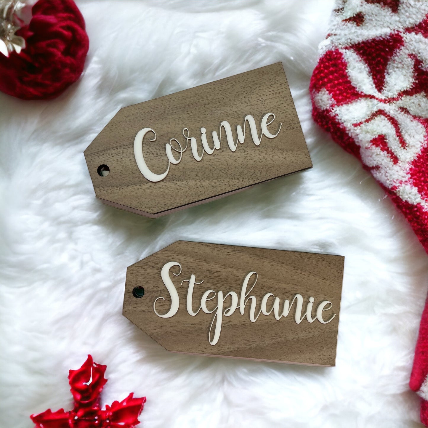 Wooden Name Tag