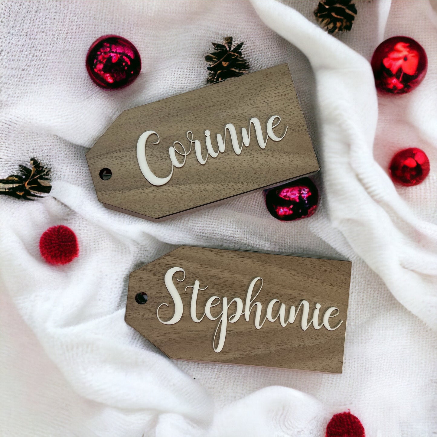 Wooden Name Tag