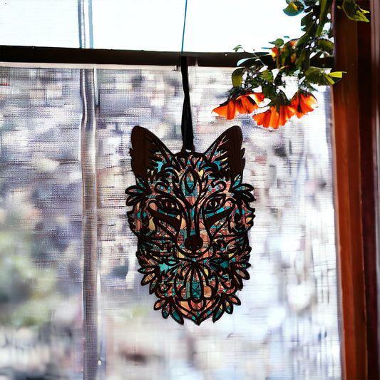 Wolf Suncatcher